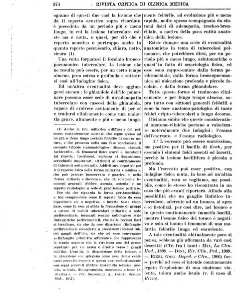 Rivista critica di clinica medica