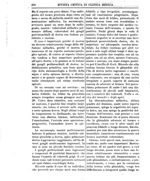 Rivista critica di clinica medica