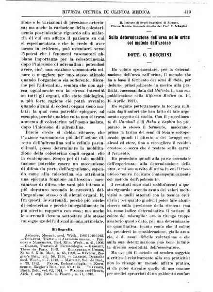 Rivista critica di clinica medica