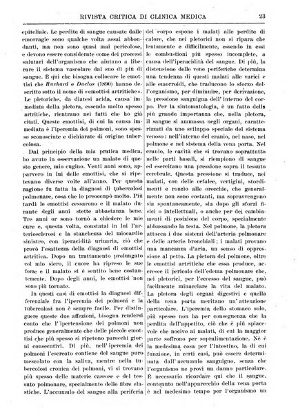 Rivista critica di clinica medica