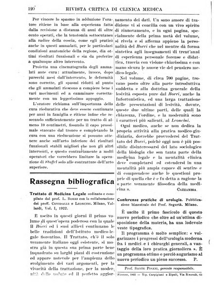 Rivista critica di clinica medica