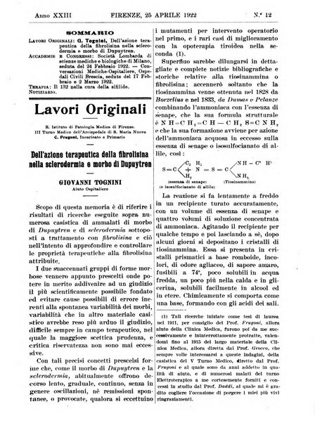 Rivista critica di clinica medica