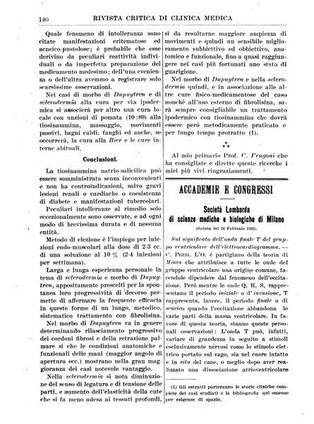 Rivista critica di clinica medica