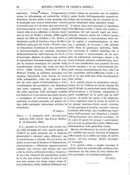 Rivista critica di clinica medica