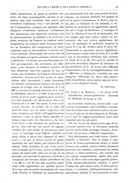 Rivista critica di clinica medica