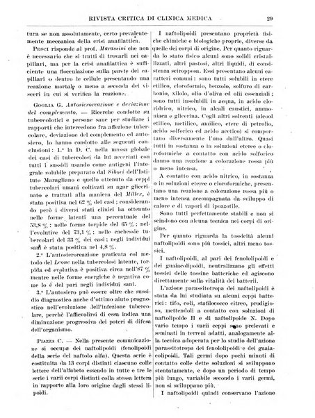 Rivista critica di clinica medica