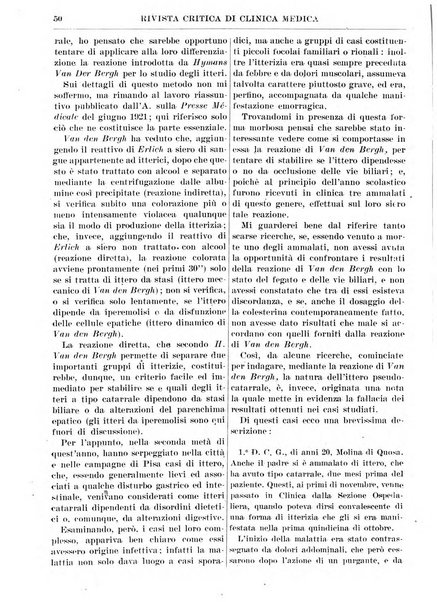 Rivista critica di clinica medica