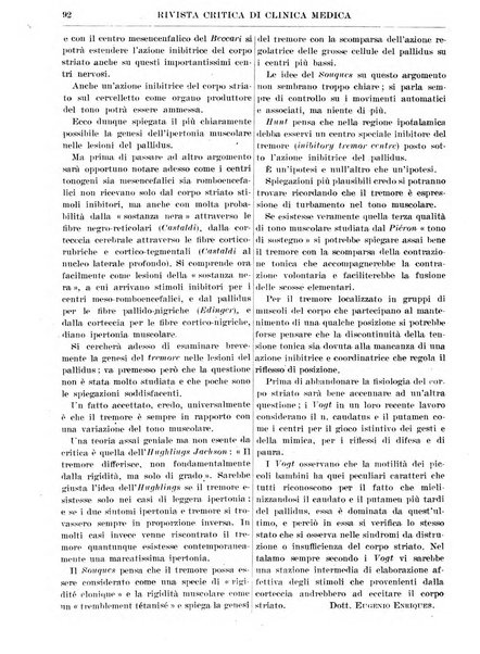 Rivista critica di clinica medica