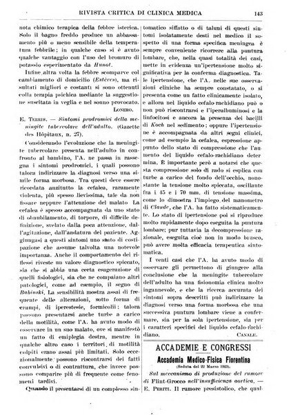 Rivista critica di clinica medica