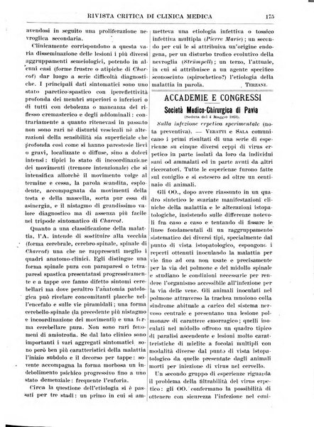 Rivista critica di clinica medica