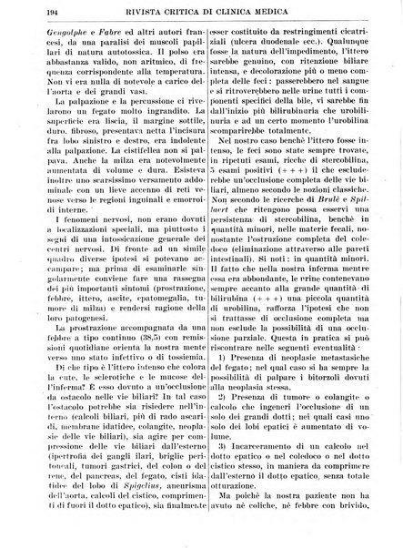 Rivista critica di clinica medica