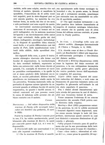 Rivista critica di clinica medica