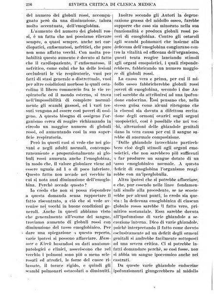 Rivista critica di clinica medica