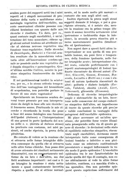 Rivista critica di clinica medica