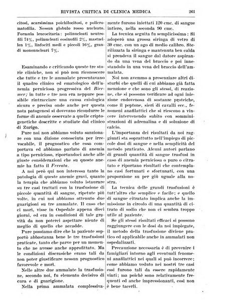 Rivista critica di clinica medica