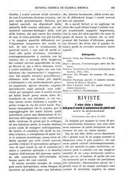 Rivista critica di clinica medica