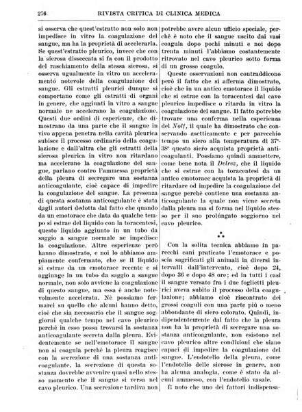 Rivista critica di clinica medica