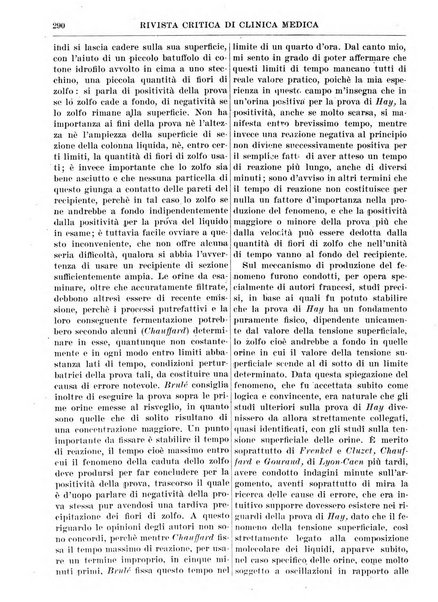 Rivista critica di clinica medica