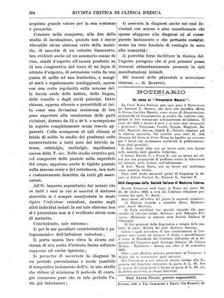 Rivista critica di clinica medica