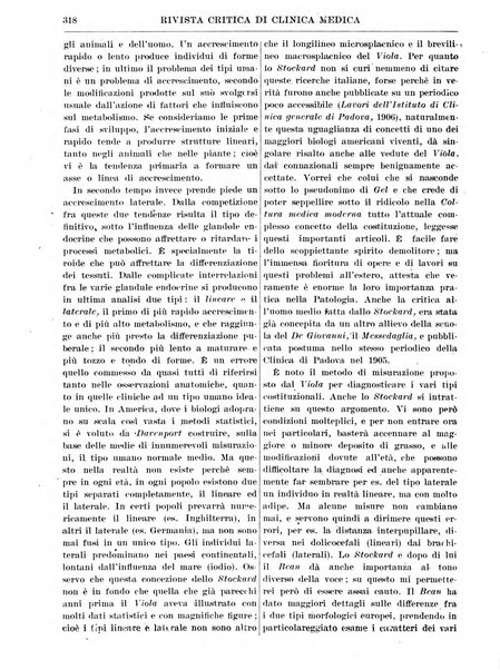 Rivista critica di clinica medica