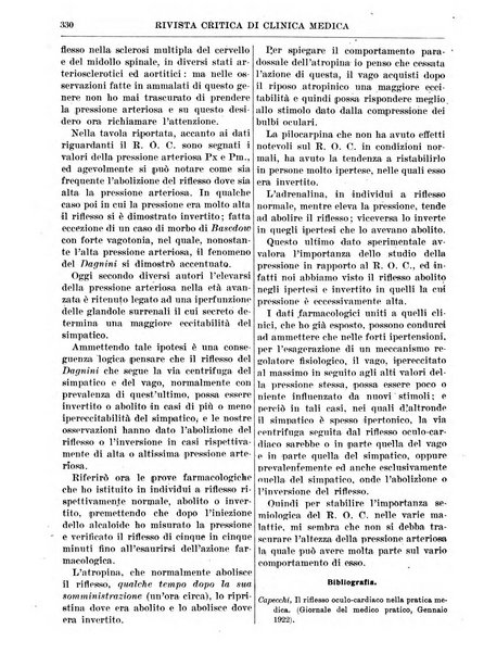 Rivista critica di clinica medica