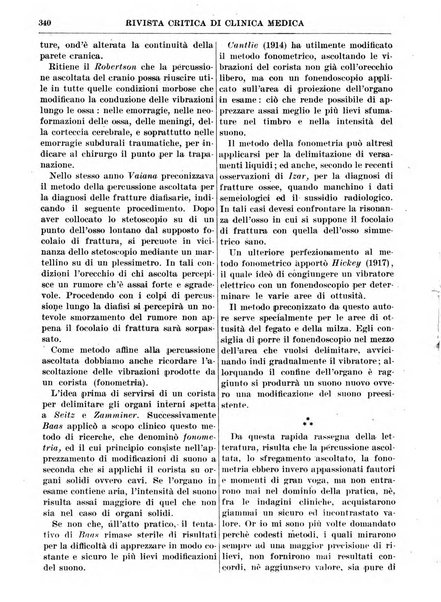 Rivista critica di clinica medica