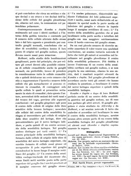 Rivista critica di clinica medica