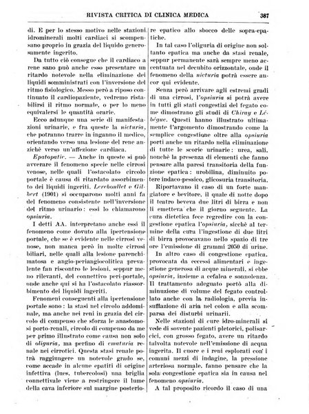 Rivista critica di clinica medica