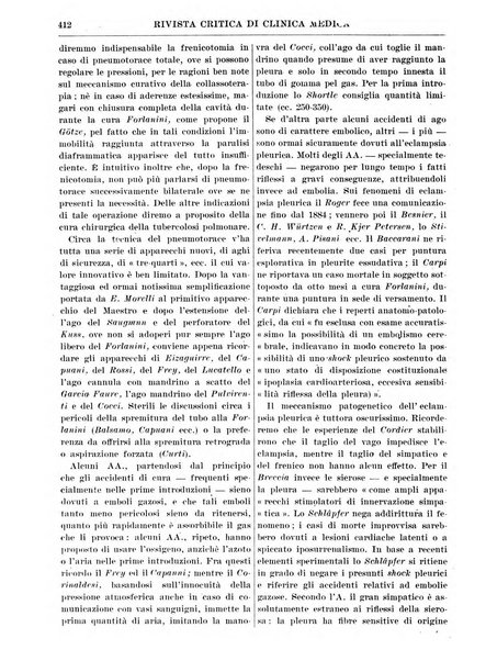 Rivista critica di clinica medica