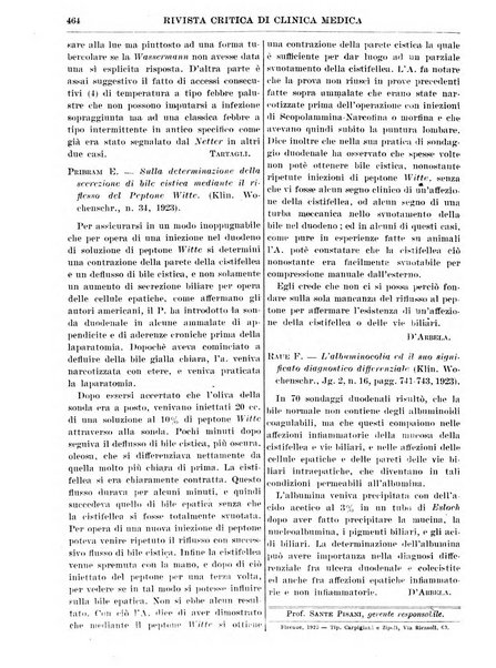 Rivista critica di clinica medica