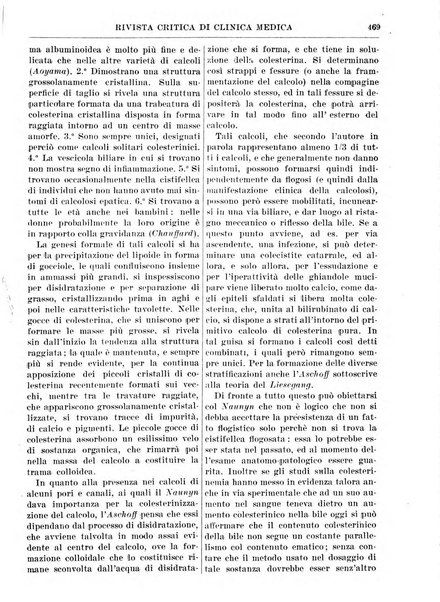 Rivista critica di clinica medica