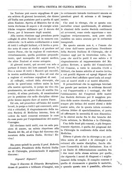 Rivista critica di clinica medica