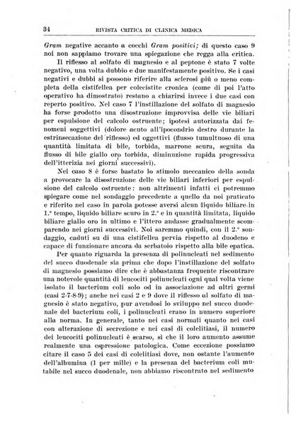 Rivista critica di clinica medica