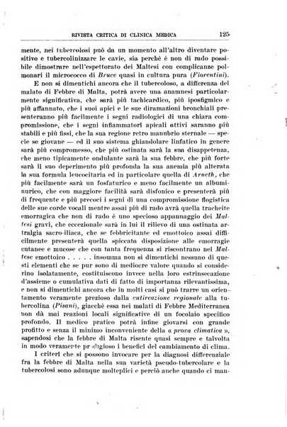 Rivista critica di clinica medica