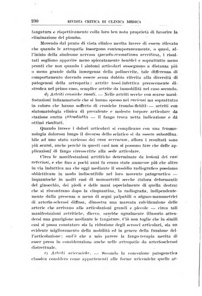 Rivista critica di clinica medica