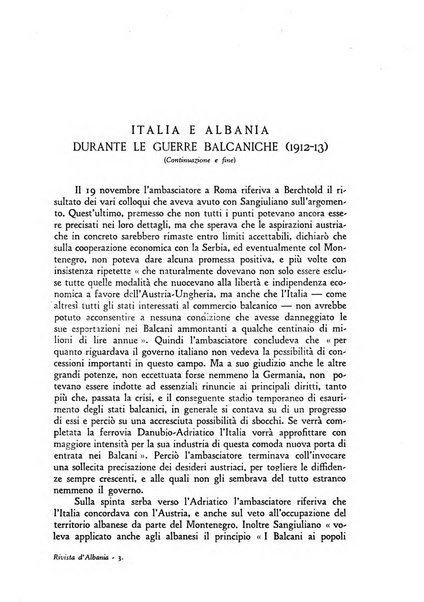 Rivista d'Albania pubblicazione trimestrale