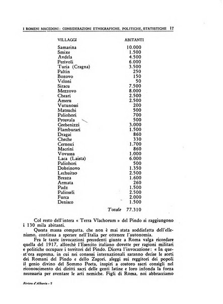 Rivista d'Albania pubblicazione trimestrale