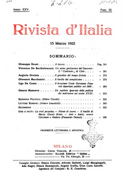 Rivista d'Italia