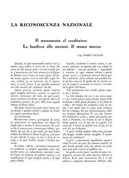 Rivista dei Carabinieri reali rassegna di studi militari tecnico professionali