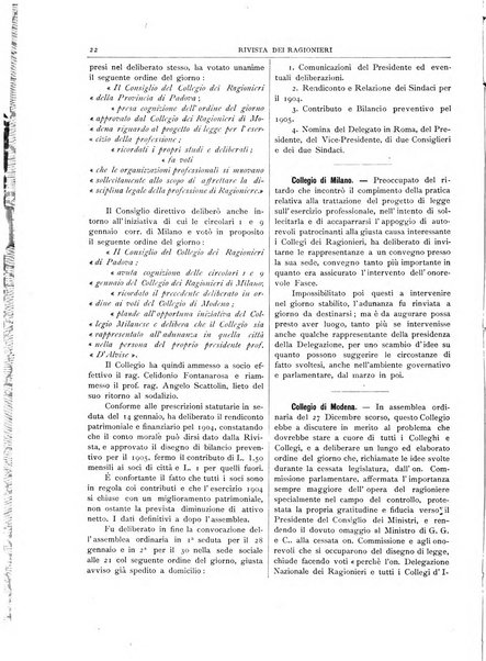 Rivista dei ragionieri organo ufficiale per l'Accademia dei ragionieri in Padova