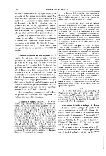 Rivista dei ragionieri organo ufficiale per l'Accademia dei ragionieri in Padova