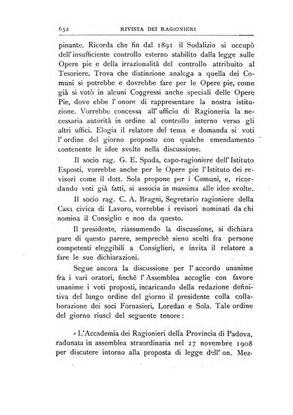 Rivista dei ragionieri organo ufficiale per l'Accademia dei ragionieri in Padova