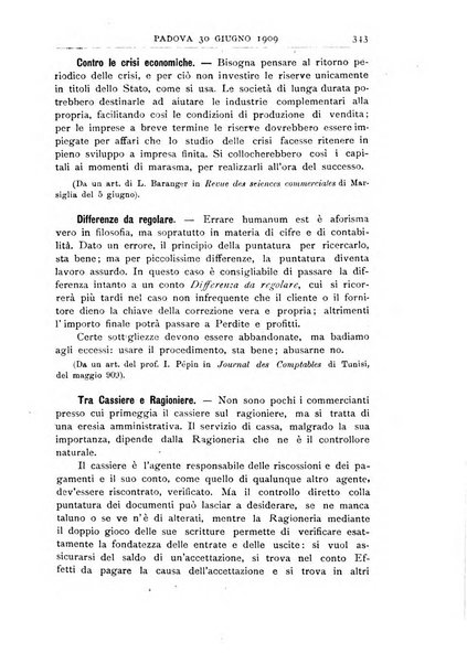 Rivista dei ragionieri organo ufficiale per l'Accademia dei ragionieri in Padova