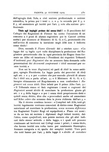 Rivista dei ragionieri organo ufficiale per l'Accademia dei ragionieri in Padova