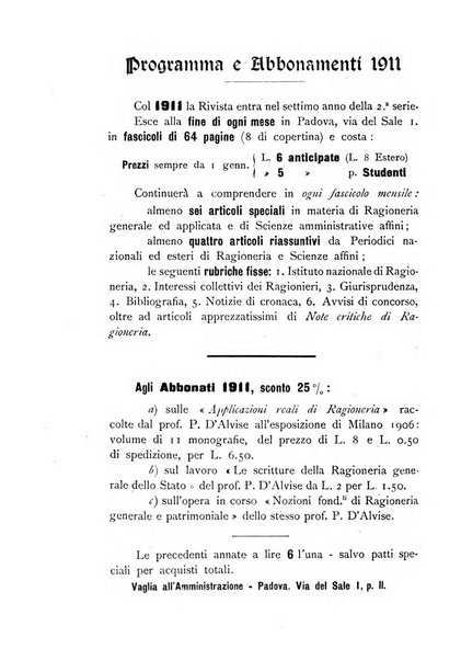 Rivista dei ragionieri organo ufficiale per l'Accademia dei ragionieri in Padova