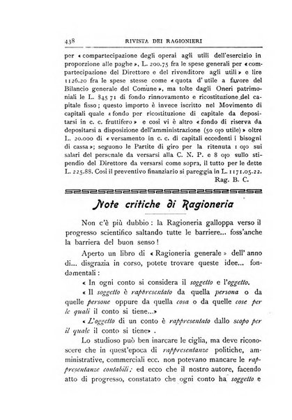 Rivista dei ragionieri organo ufficiale per l'Accademia dei ragionieri in Padova