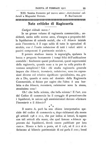 Rivista dei ragionieri organo ufficiale per l'Accademia dei ragionieri in Padova