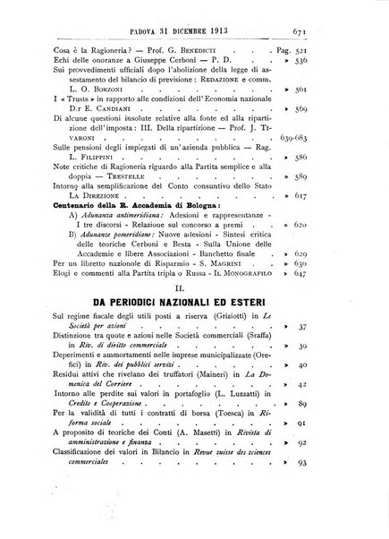 Rivista dei ragionieri organo ufficiale per l'Accademia dei ragionieri in Padova