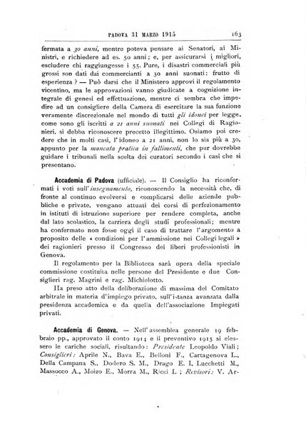 Rivista dei ragionieri organo ufficiale per l'Accademia dei ragionieri in Padova