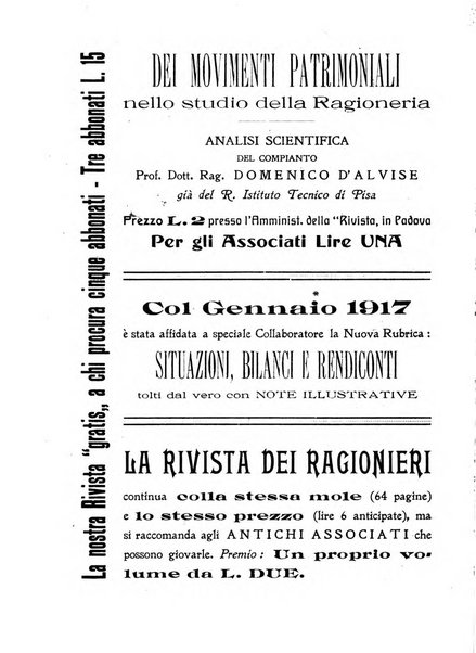 Rivista dei ragionieri organo ufficiale per l'Accademia dei ragionieri in Padova